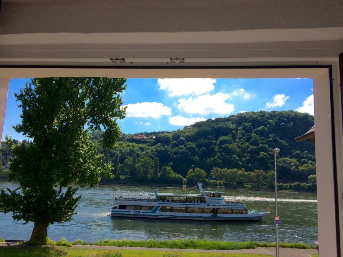 科布倫茨Haus Am Ufer Mit Rheinpanoramablick公寓 外观 照片