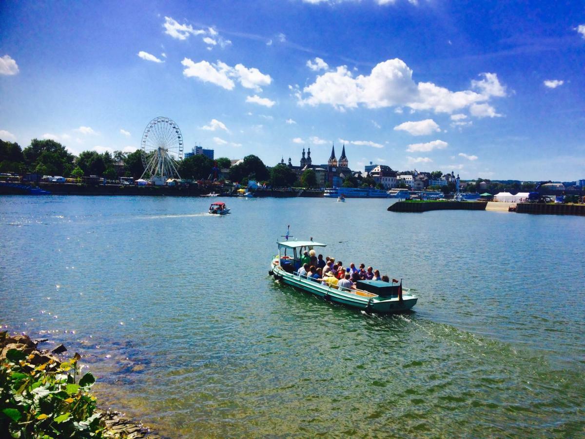 科布倫茨Haus Am Ufer Mit Rheinpanoramablick公寓 外观 照片