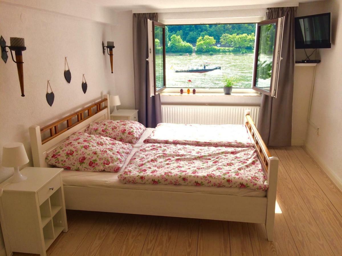 科布倫茨Haus Am Ufer Mit Rheinpanoramablick公寓 外观 照片