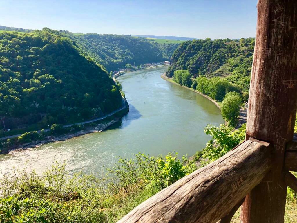 科布倫茨Haus Am Ufer Mit Rheinpanoramablick公寓 外观 照片